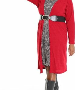 Paprika Warm Gebreide Cardigan 'Carla' -Exporteren dameskleding winkel 427x840