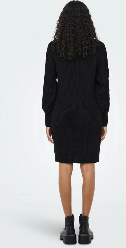 Only Jurk Onlleise Freya L/s Cable Dress Knt 15268813 Black Dames Maat - M 6 Only Jurk Onlleise Freya L/s Cable Dress Knt 15268813 Black Dames Maat - M - Afbeelding 4