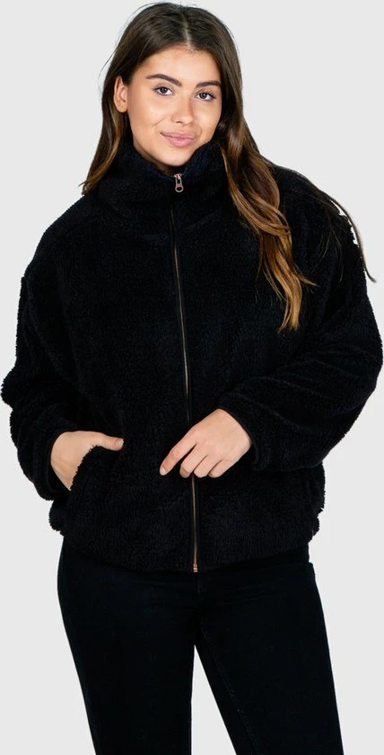 Brunotti Huntress Teddy Fleece Jas - Dames - Black - M 3 Brunotti Huntress Teddy Fleece Jas - Dames - Black - M