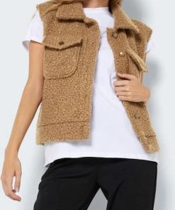 NOISY MAY NMHINNY S/L BOUCLE VEST Dames Gilet - Maat L -Exporteren dameskleding winkel 428x840 5