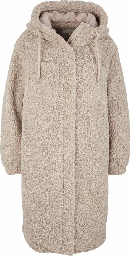 TOM TAILOR Hooded Teddy Coat Dames Jas - Maat L 9 TOM TAILOR Hooded Teddy Coat Dames Jas - Maat L - Afbeelding 7