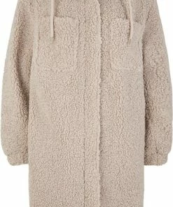 TOM TAILOR Hooded Teddy Coat Dames Jas - Maat L