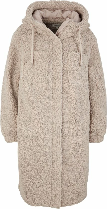 TOM TAILOR Hooded Teddy Coat Dames Jas - Maat L 3 TOM TAILOR Hooded Teddy Coat Dames Jas - Maat L