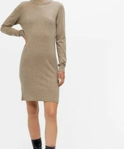 OBJECT COLLECTORS ITEM OBJTHESS L/S KNIT DRESS NOOS Dames Jurk - Maat XL -Exporteren dameskleding winkel 431x840 3