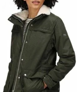 De Regatta Linette Jas - Jas - Dames - Waterdicht - Geïsoleerd - Donkergroen