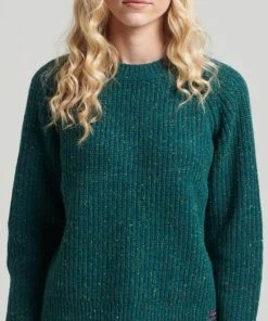 Superdry Tweed Rib Crew Trui Vrouwen - Maat 40-42 -Exporteren dameskleding winkel 435x840 9