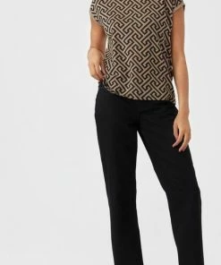 VERO MODA VMAVA PLAIN SS TOP MULTI AOP NOOS GA Dames T-shirt - Maat M -Exporteren dameskleding winkel 437x840 3