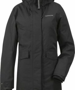 Didriksons - Erika Wns Parka - Black - Vrouwen - Maat 42