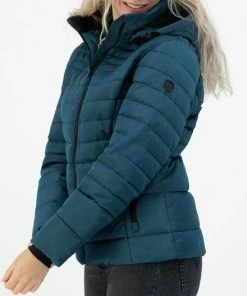 Kjelvik Dames Winterjas - Dames Winterjas Padded - Florine - Blue - Maat 38 -Exporteren dameskleding winkel 440x840 1