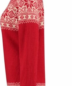 John Brilliant Noorse Dames Trui In Setesdals-design Van 100% Zuivere Wol, Rood (XXL) 9 John Brilliant Noorse Dames Trui In Setesdals-design Van 100% Zuivere Wol, Rood (XXL) -Exporteren dameskleding winkel 440x840 3