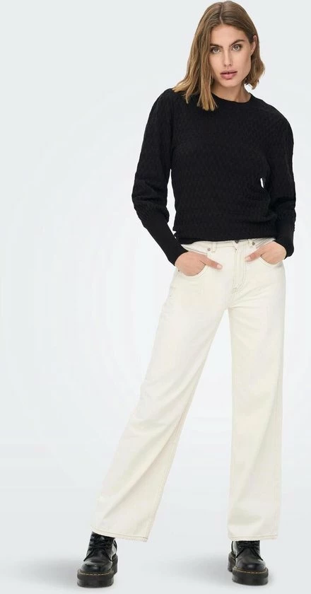 Only Trui Onlfaye Life L/s Pullover Cc Knt 15264797 Black Dames Maat - M 7 Only Trui Onlfaye Life L/s Pullover Cc Knt 15264797 Black Dames Maat - M - Afbeelding 5