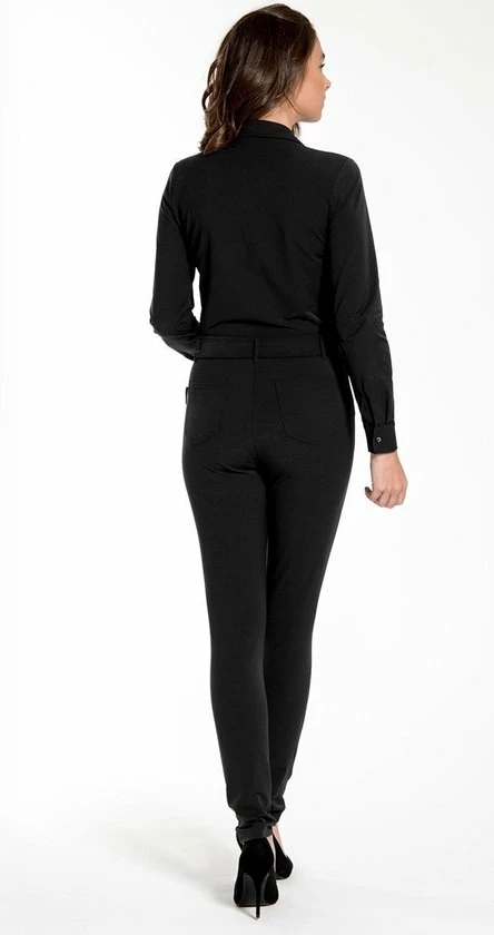 Zwarte Jumpsuit Van Je M'appelle - Dames - Travelstof - Maat 2XL - 2 Maten Beschikbaar 8 Zwarte Jumpsuit Van Je M'appelle - Dames - Travelstof - Maat 2XL - 2 Maten Beschikbaar - Afbeelding 6