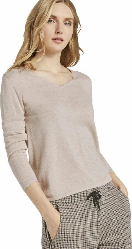 Tom Tailor Trui Beige-M 7 Tom Tailor Trui Beige-M - Afbeelding 5