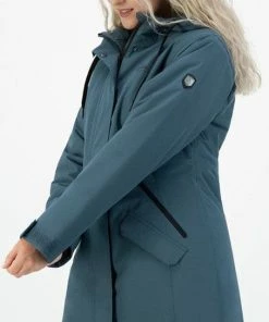 Kjelvik Dames Winterjas - Winterparka Dames - Functionele Winterjas - Didi - Blauw - Maat 38 -Exporteren dameskleding winkel 454x840