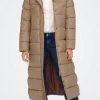 Only Jas Onlcammie X- Long Quilted Coat Otw 15267338 Tigers Eye Dames Maat - M