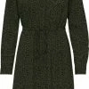 JDY JDYPIPER L/S SHIRT STRING DRESS WVN Dames Jurk - Maat L