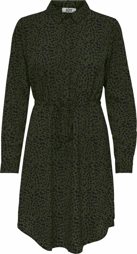 JDY JDYPIPER L/S SHIRT STRING DRESS WVN Dames Jurk - Maat L 3 JDY JDYPIPER L/S SHIRT STRING DRESS WVN Dames Jurk - Maat L