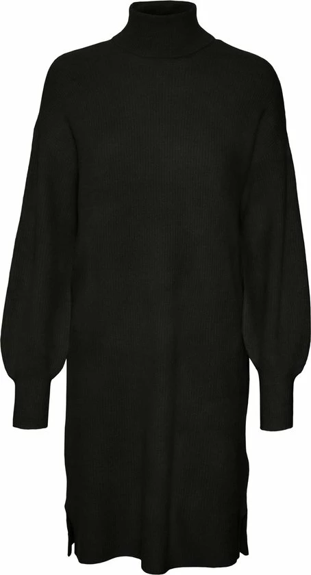 VERO MODA VMFILENE LS ROLLNECK DRESS Dames Jurk - Maat M 3 VERO MODA VMFILENE LS ROLLNECK DRESS Dames Jurk - Maat M