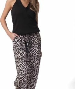 Amantes Dames Yoga Broek - Lounge Broek - Harem Broek - Bedrukt - Maat L -Exporteren dameskleding winkel 456x840 7