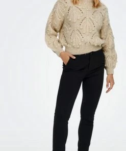 Only Trui Onljane L/s Structure Pullover Knt 15269294 Whitecap Gray/w Melange Dames Maat - M -Exporteren dameskleding winkel 457x840 1