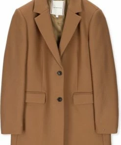 Tommy Hilfiger Wool Blend Classic Coat Jassen - Bruin 8 Tommy Hilfiger Wool Blend Classic Coat Jassen - Bruin -Exporteren dameskleding winkel 457x840 2
