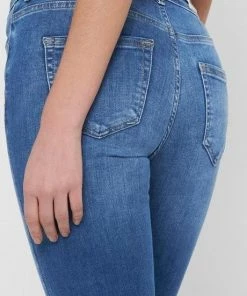 Only ONLBLUSH LIFE MID SKINNY REA12187 NOOS Medium Blue Denim Dames Jeans - Maat M X L32 -Exporteren dameskleding winkel 460x840 6
