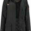 MGO Leisure Wear MGO Jools Parka - Gewatteerrde Damesjas Met Teddy Voering - Zwart - Maat XXL