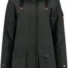 MGO Leisure Wear MGO Jools Parka - Gewatteerrde Damesjas Met Teddy Voering - Zwart - Maat XXXL