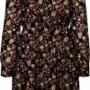 VERO MODA VMMINA L/S SHORT DRESS WVN BTQ Dames Jurk - Maat XL