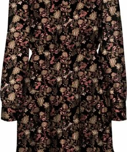 VERO MODA VMMINA L/S SHORT DRESS WVN BTQ Dames Jurk - Maat XL