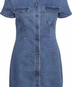 NOISY MAY NMJOY S/S DRESS MB BG NOOS Dames Jurk - Maat M