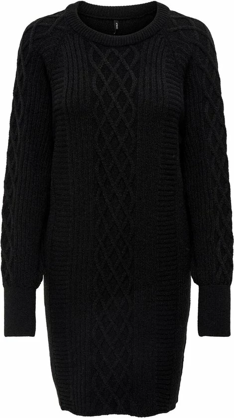 Only Jurk Onlleise Freya L/s Cable Dress Knt 15268813 Black Dames Maat - M 3 Only Jurk Onlleise Freya L/s Cable Dress Knt 15268813 Black Dames Maat - M