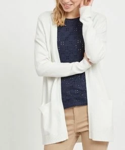 Vila Dames Vest - Wit - Maat S -Exporteren dameskleding winkel 477x840