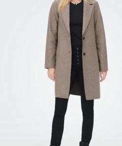 ONLY ONLCARRIE BONDED COAT OTW NOOS Dames Jas - Maat L -Exporteren dameskleding winkel 479x840 1