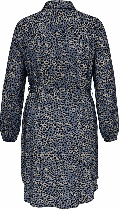 ONLY CARMAKOMA CARLOLLILISE LS SHIRT DRESS AOP BF Dames Jurk - Maat 44 6 ONLY CARMAKOMA CARLOLLILISE LS SHIRT DRESS AOP BF Dames Jurk - Maat 44 - Afbeelding 4