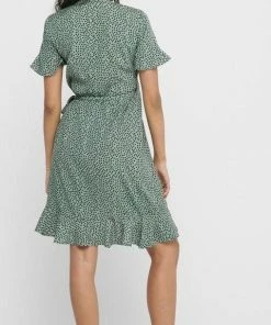 ONLY ONLOLIVIA S/S WRAP DRESS WVN NOOS Dames Jurk - Maat 40 -Exporteren dameskleding winkel 480x840