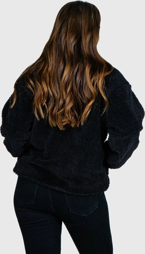 Brunotti Huntress Teddy Fleece Jas - Dames - Black - M 4 Brunotti Huntress Teddy Fleece Jas - Dames - Black - M - Afbeelding 2