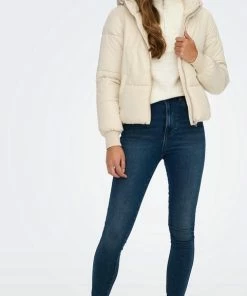 Jacqueline De Yong Jas Jdynewerica Short Hood Jacket Otw N 15213950 Whitecapgray/silver Zip Dames Maat - S -Exporteren dameskleding winkel 481x840 7