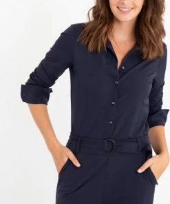Blauwe Jumpsuit Van Je M'appelle - Dames - Travelstof - Maat L - 5 Maten Beschikbaar 45 Blauwe Jumpsuit Van Je M'appelle - Dames - Travelstof - Maat L - 5 Maten Beschikbaar -Exporteren dameskleding winkel 482x840 2