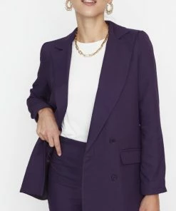 Trendyol Vrouwen Standaard Double-breasted Blazer