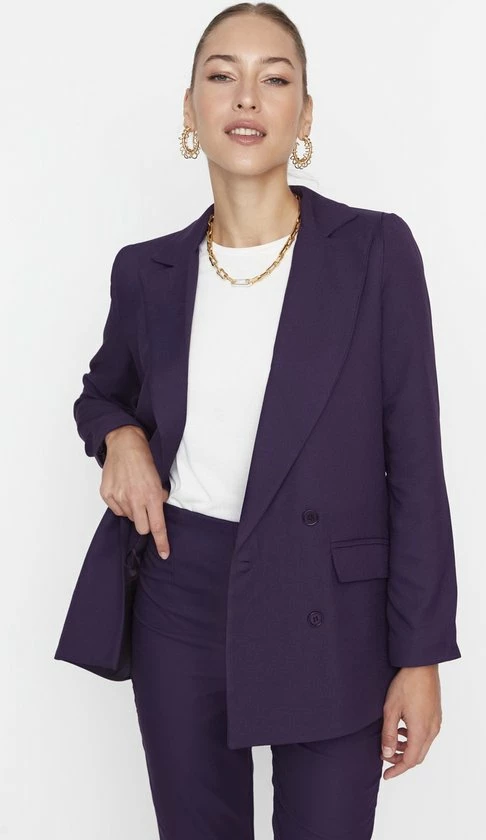Trendyol Vrouwen Standaard Double-breasted Blazer 3 Trendyol Vrouwen Standaard Double-breasted Blazer