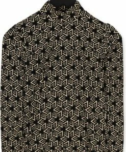 Colourful Rebel Neyo CR Geometric Peached Turtleneck Top - Maat M