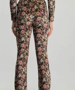 Colourful Rebel Jolie Flower Broek Beige Dames - Polyester - XL -Exporteren dameskleding winkel 493x840 1