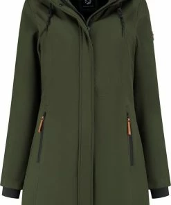 Travelin' Jack Elin Dames Softshell Jas Parka Lang - Groen - Maat 36 13 Travelin' Jack Elin Dames Softshell Jas Parka Lang - Groen - Maat 36 -Exporteren dameskleding winkel 496x840 4
