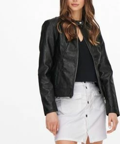 JDY JDYEMILY FAUX LEATHER JACKET OTW NOOS Dames Jas - Maat 42 13 JDY JDYEMILY FAUX LEATHER JACKET OTW NOOS Dames Jas - Maat 42 -Exporteren dameskleding winkel 504x840 5