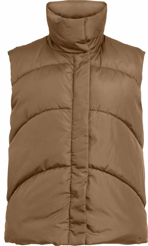 VILA VINILLY S/S SHORT QUILTED WAISTCOAT/TB Dames Jas - Maat 42 3 VILA VINILLY S/S SHORT QUILTED WAISTCOAT/TB Dames Jas - Maat 42