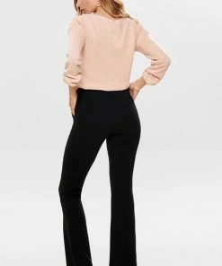 ONLY ONLROCKY MID FLARED PANT TLR Dames Broek - Maat L X L32 -Exporteren dameskleding winkel 508x840 2