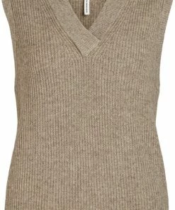OBJECT OBJMALENA S/L KNIT WAISTCOAT NOOS Dames Trui - Maat S