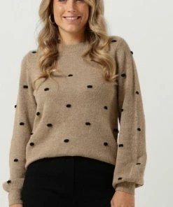 OBJECT OBJEVE NONSIA L/S PULLOVER AOP NOOS Dames Trui - Maat M -Exporteren dameskleding winkel 515x840 3