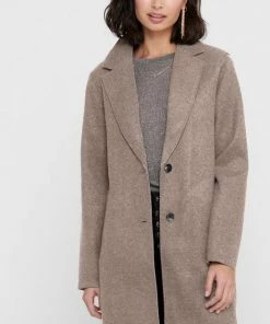 ONLY ONLCARRIE BONDED COAT OTW NOOS Dames Jas - Maat L -Exporteren dameskleding winkel 516x840 1